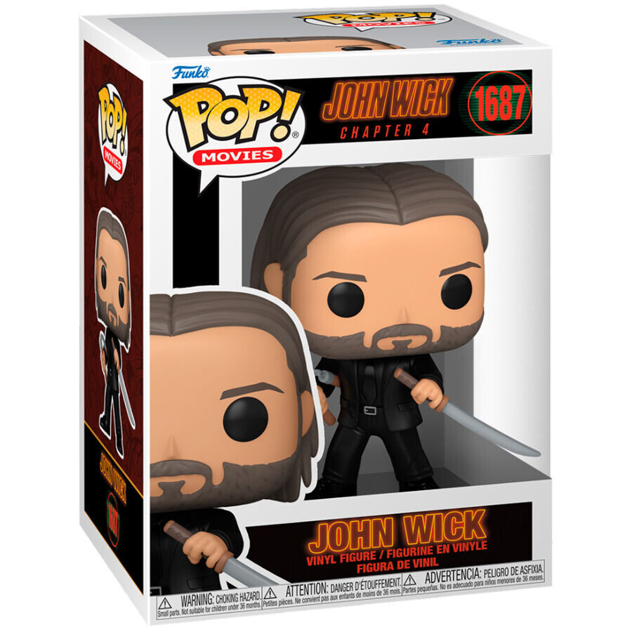 Funko Pop John Wick Chapter 4 - John Wick with Sword & Nunchucks #1687 0