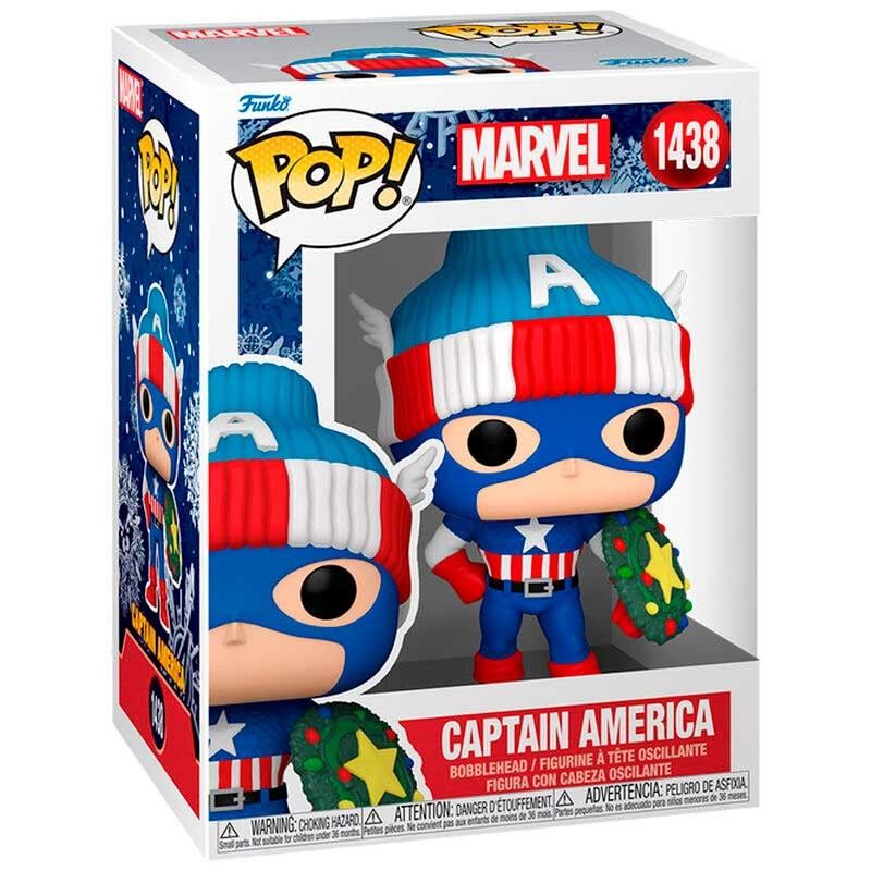 Funko Pop Marvel Holiday Captain America #1438