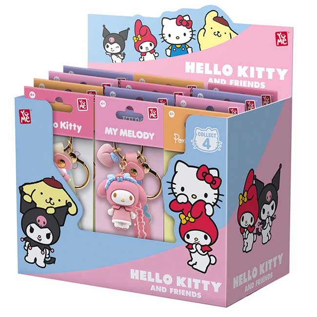 Yume Keychain Hello Kitty and Friends Peach Series 0