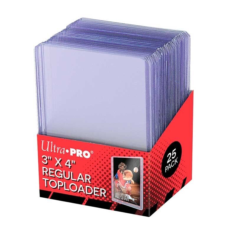 Clear Regular Toploaders Cards Holder Protector Ultra PRO 25 Pack