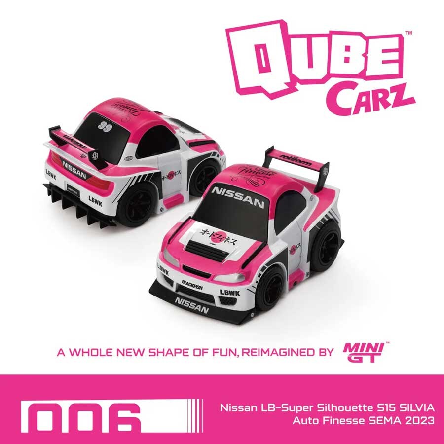 MINI GT Qube Carz　r35GTR　限定 Carros Mini GT Qube Nissan Gtr R35 Lb Works Type 1 #002 1/64 cinza