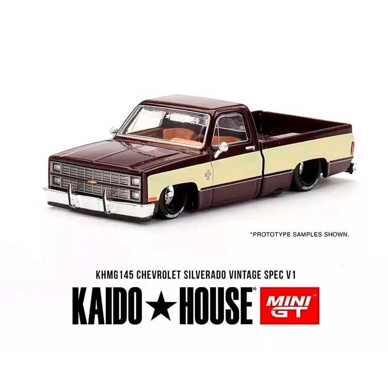 Kaido House MINI GT Chevrolet Silverado KAIDO Vintage Spec V1 1/64 (145)