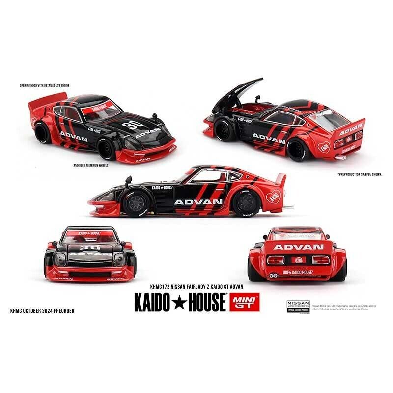 Kaido House Nissan Fairlady Z Kaido GT ADVAN 1/64 (172)