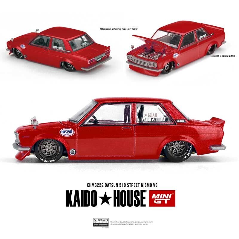 Kaido House MINI GT Nissan Datsun 510 Street Nismo V3 1/64 (229)