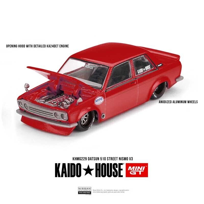 Kaido House MINI GT Nissan Datsun 510 Street Nismo V3 1/64 (229)