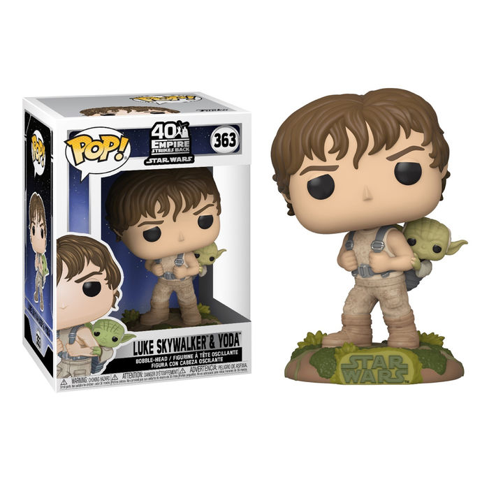 Funko Pop Star Wars 40th The Empire Strikes Back Luke Skywalker & Yoda #363