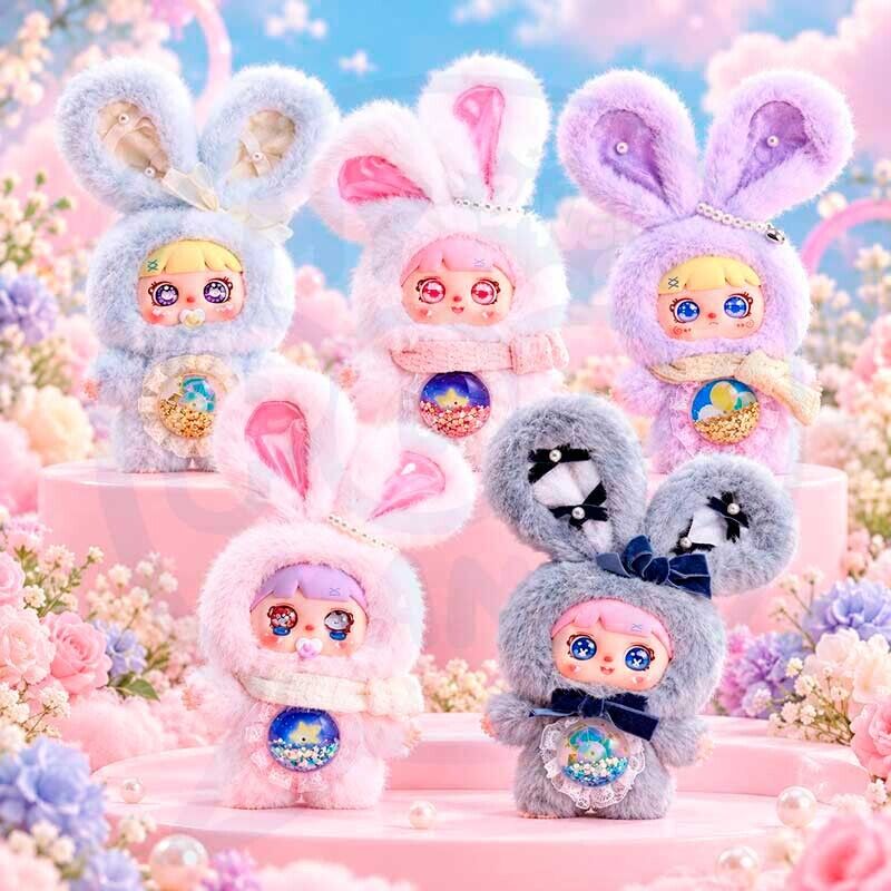 Original Character Mini Figures Meya & Mocici Candy Heart Rabbit Blind Box