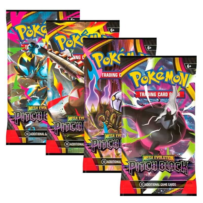 Pokémon Trading Card Game Mega Evolution Pitch Black EN (1 Booster/Saqueta)
