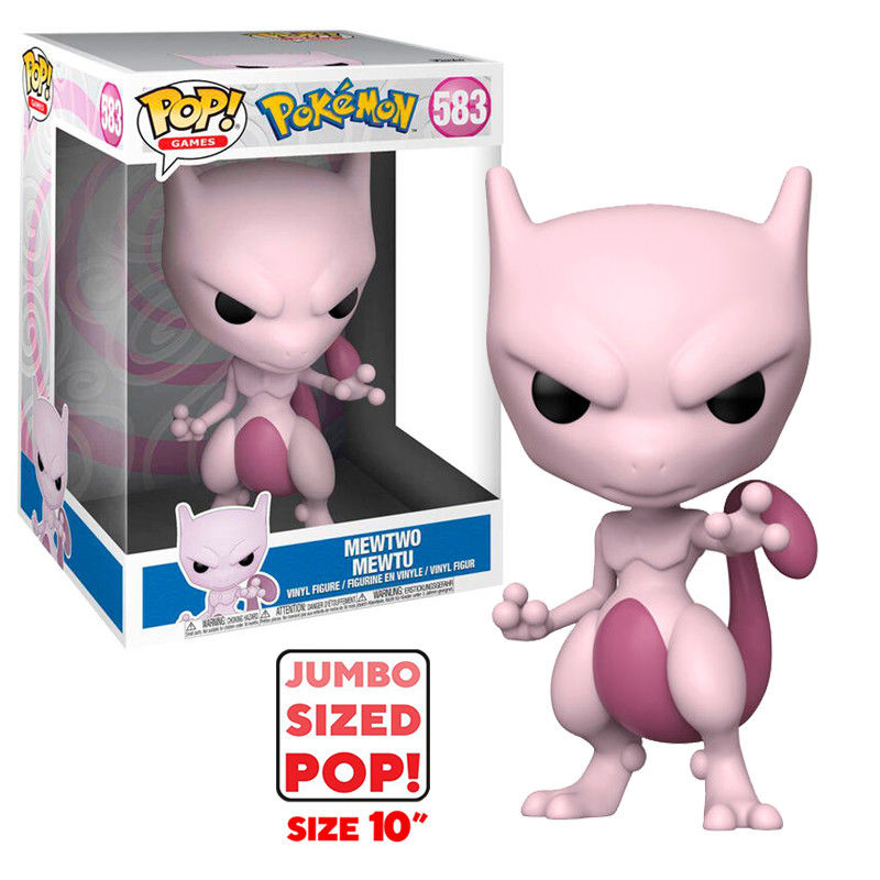 Funko Pop Pokémon Mewtwo Super Sized Pop 10" #583