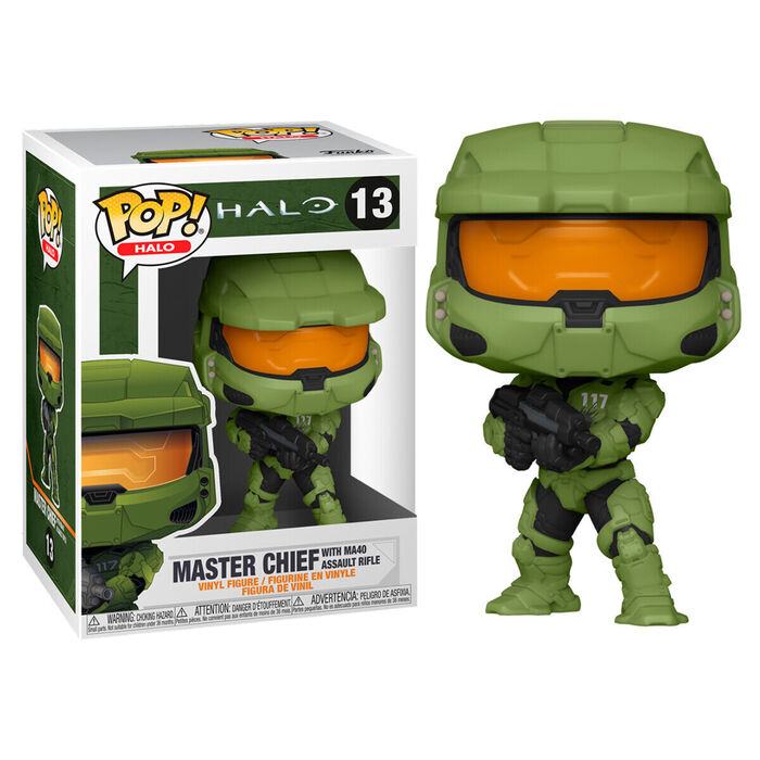 Funko Pop Halo Infinite Master Chief with MA40 Assault Riffle