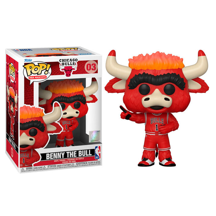 Funko Pop NBA Mascots Chicago Bulls Benny the Bull