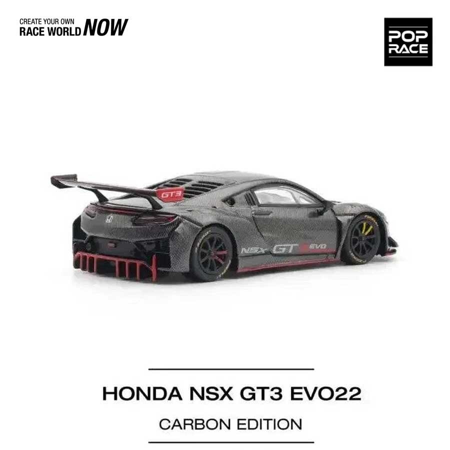 POP RACE Honda NSX GT3 EVO22 Carbon Edition 1/64 (PR64-159) 2