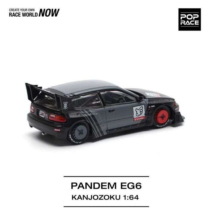 POP RACE Pandem Civic EG6 Kanjozoku 1/64 (PR64-163)