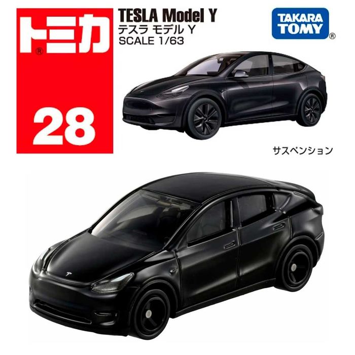 Takara Tomy Tesla Model Y New Model 2025 1/63 (28)