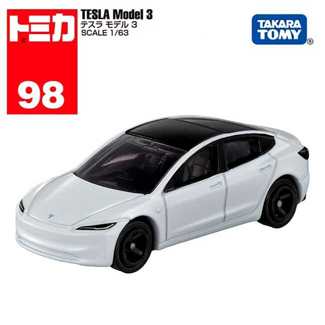 Takara Tomy Tesla Model 3 New Model 2025 1/63 (98) 3