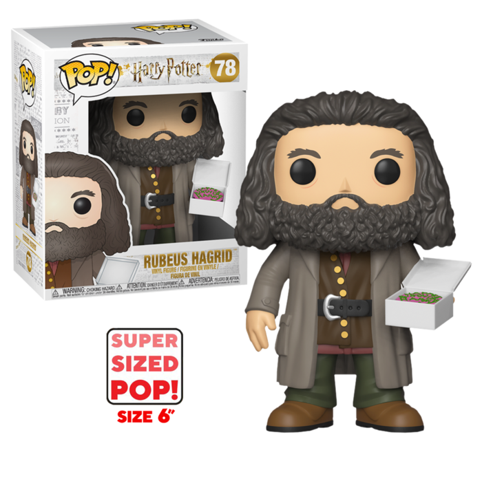 Funko Pop Harry Potter Hagrid with Cake Super Sized Pop 6" #78