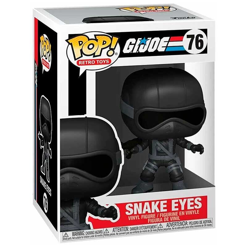 Funko Pop Retro Toys G.I. Joe Snake Eyes #76