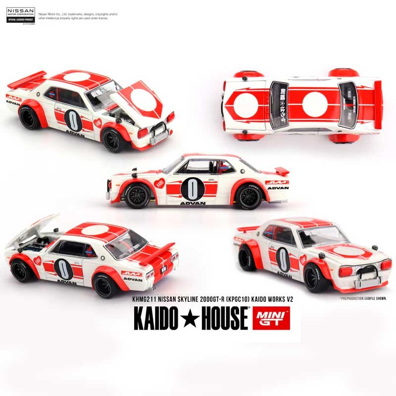 Kaido House Mini GT Nissan Skyline 2000GT-R (KPGC10) Kaido Works V2 1/64 (211) 1