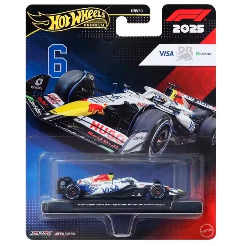 Hot Wheels Premium Formula 1 2025 Racing Bulls #6 Isaac Hajjar 1/64 (HRV11)