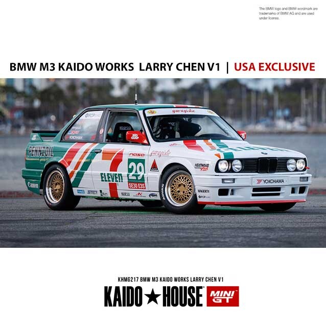 Kaido House MINI GT BMW M3 Larry Chen USA Exclusive 1/64 (217) 2