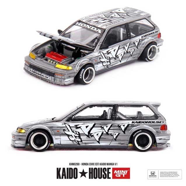 Kaido House MINI GT Honda Civic EF Kaido Manga V1 1/64 (260) 1