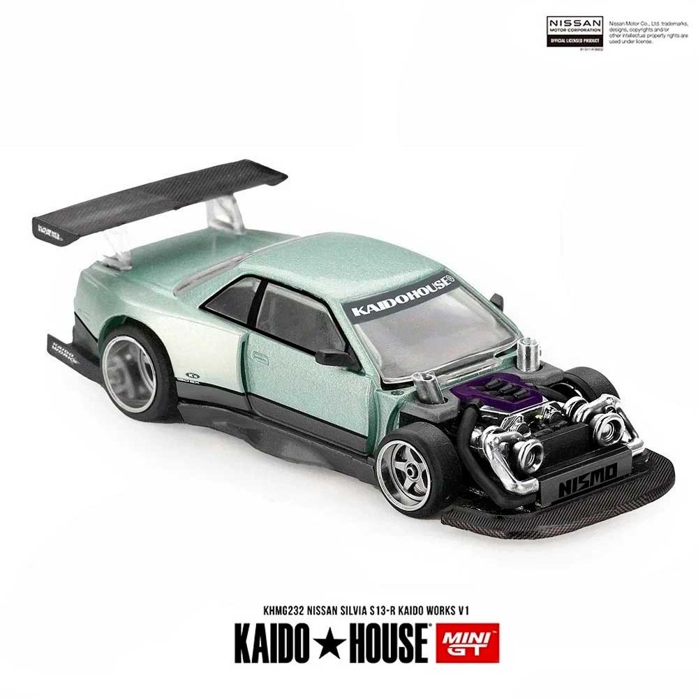 Kaido House MINI GT Nissan Silvia S13-R Kaido Works V1 1/64 (232) 1