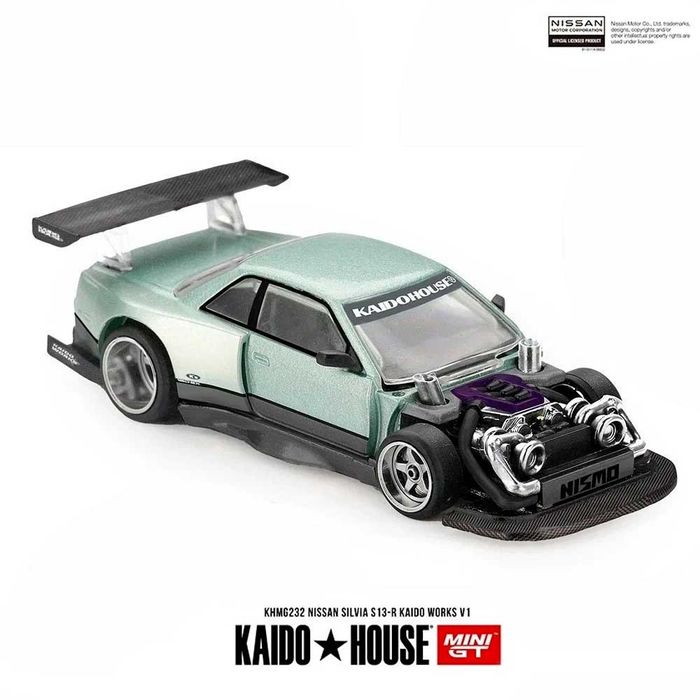 Kaido House MINI GT Nissan Silvia S13-R Kaido Works V1 1/64 (232)