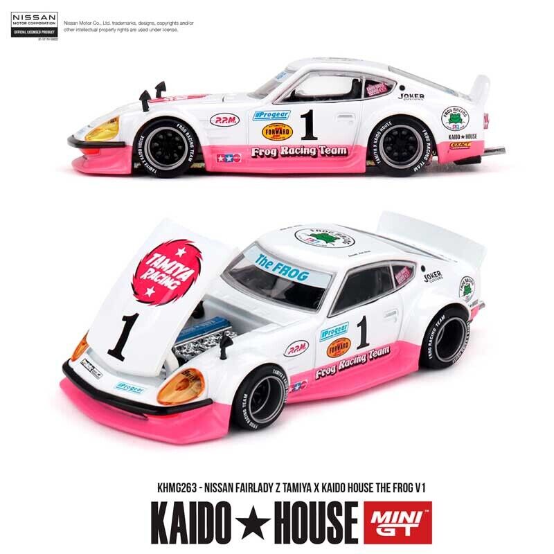 Kaido House MINI GT Nissan Fairlady Z TAMIYA x KAIDO HOUSE The FROG V1 1/64 (263)