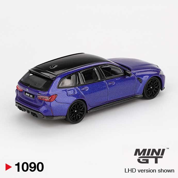 MINI GT BMW M3 Competition Touring Portimao Blue Metallic LHD 1/64 (1090) 2