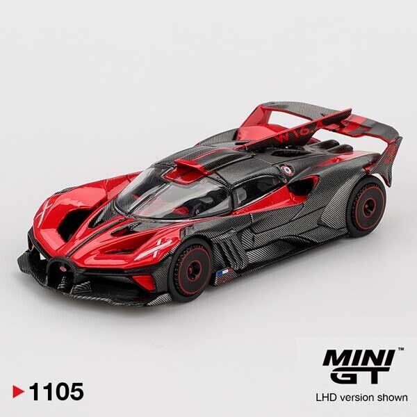 MINI GT Bugatti Bolide Red LHD 1/64 (1105)