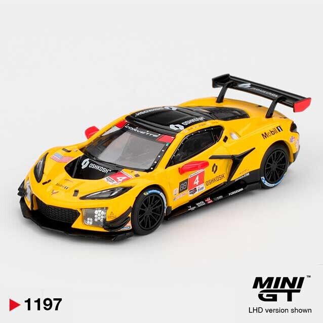 MINI GT Chevrolet Corvette Z06 GT3.R #4 by Pratt Miller Motorsports 2025 IMSA Daytona 24 Hrs 1/64 (1197)