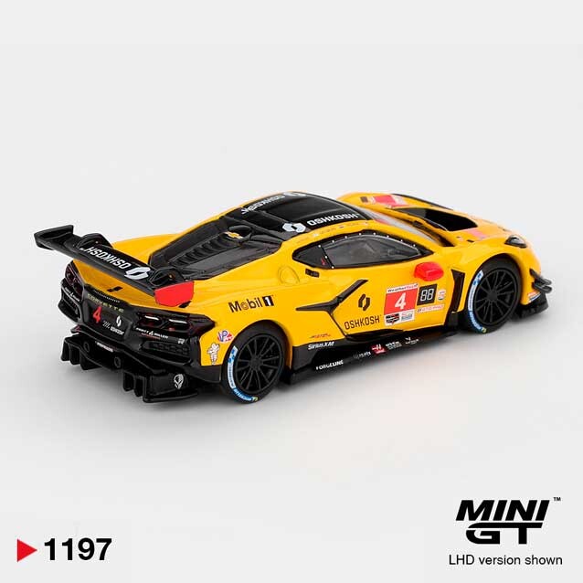 MINI GT Chevrolet Corvette Z06 GT3.R #4 by Pratt Miller Motorsports 2025 IMSA Daytona 24 Hrs 1/64 (1197) 1
