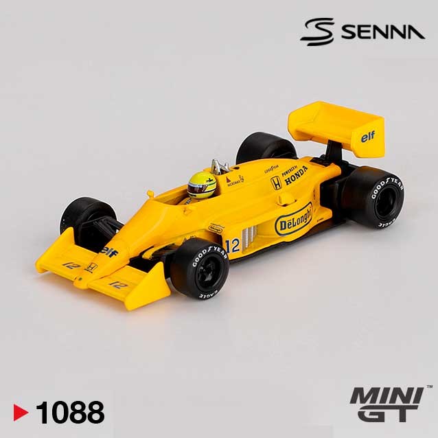 MINI GT Lotus 99T #12 Ayrton Senna 1987 Monaco Grand Prix Winner 1/64 (1088) 0