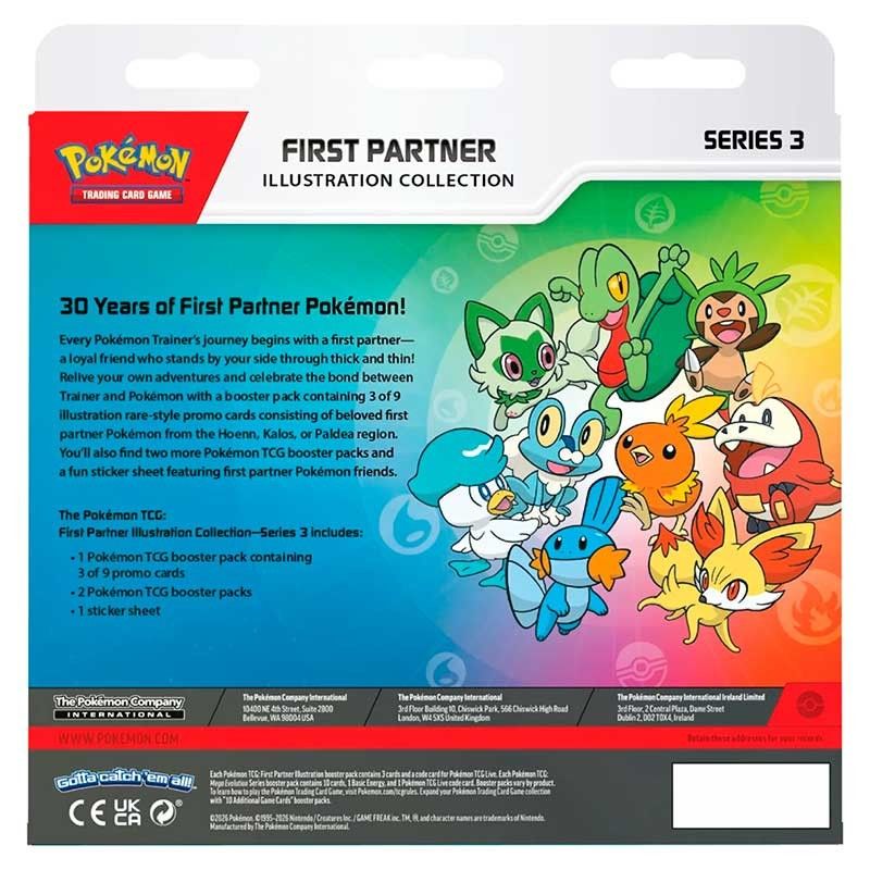 Pokémon Trading Card Game First Partner Booster Collection 2026 Series 3 (EN)