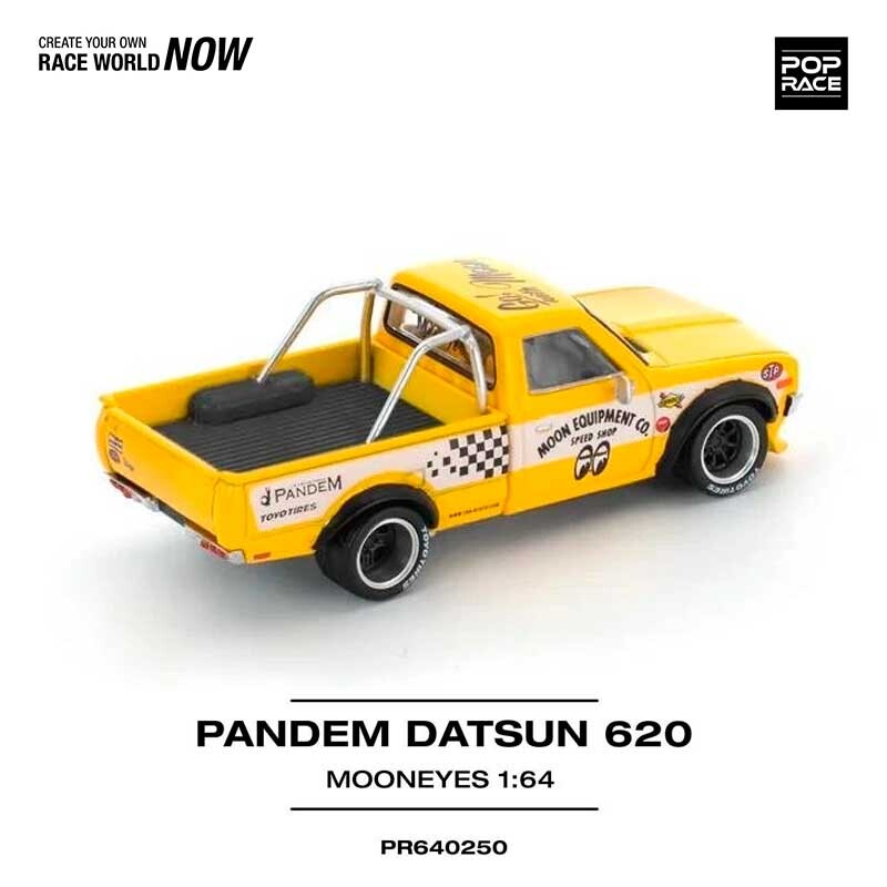 POP RACE Pandem Datsun 620 Mooneyes 1/64 (PR64-250) 2