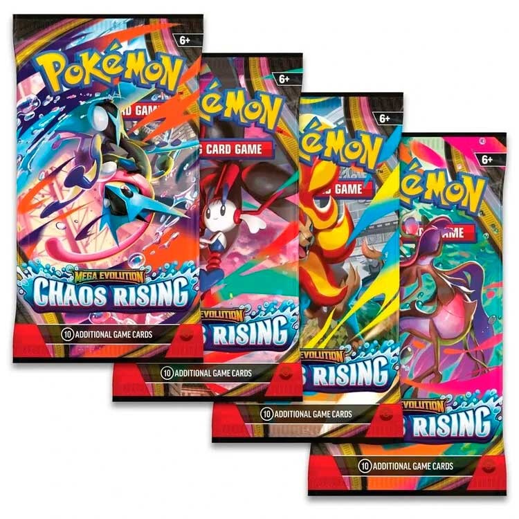 Pokémon Trading Card Game Mega Evolution Chaos Rising EN (1 Booster/Saqueta) 1