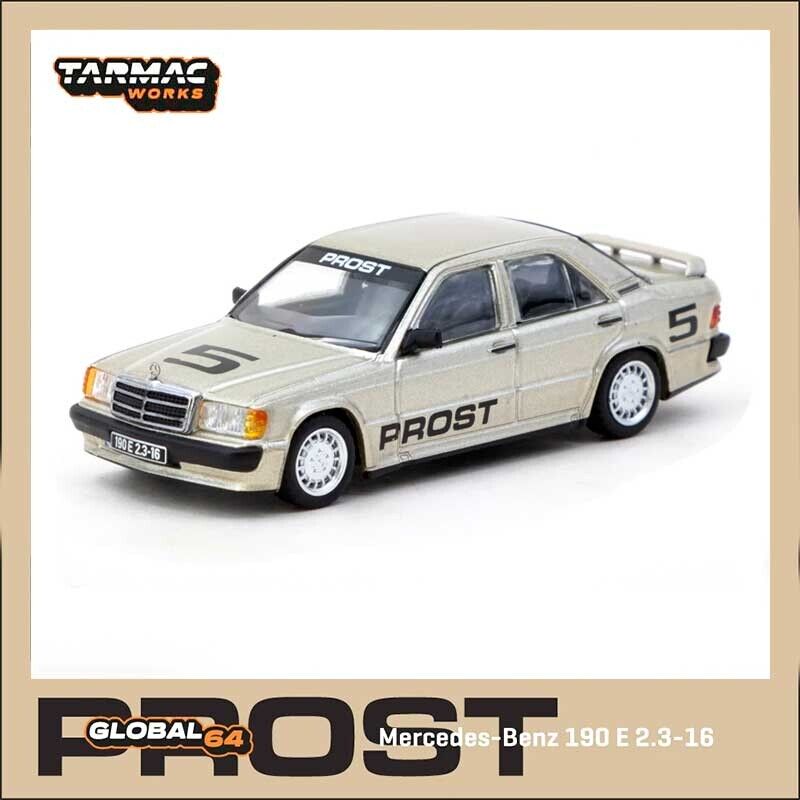 TARMAC WORKS Mercedes-Benz 190E 2.3-16 Alain Prost Race of Champion 1/64