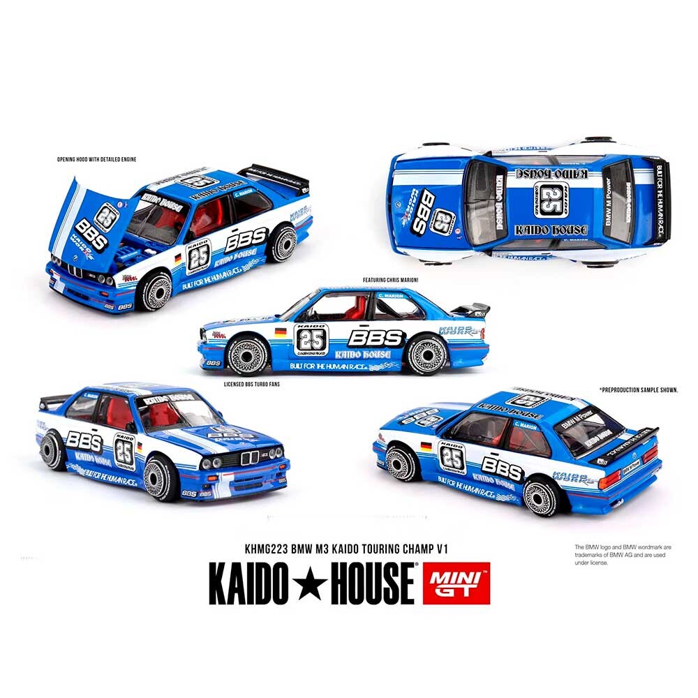 Kaido House MINI GT BMW M3 Kaido Touring Champ V1 1/64 (223) 0