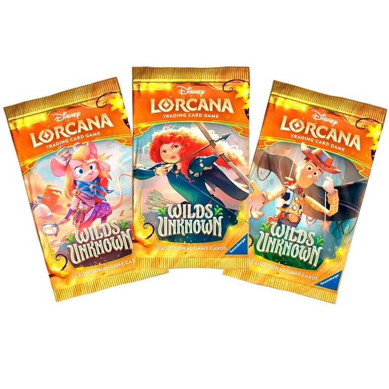 Trading Card Game Disney Lorcana Wilds Unknown Booster/Saqueta (EN)