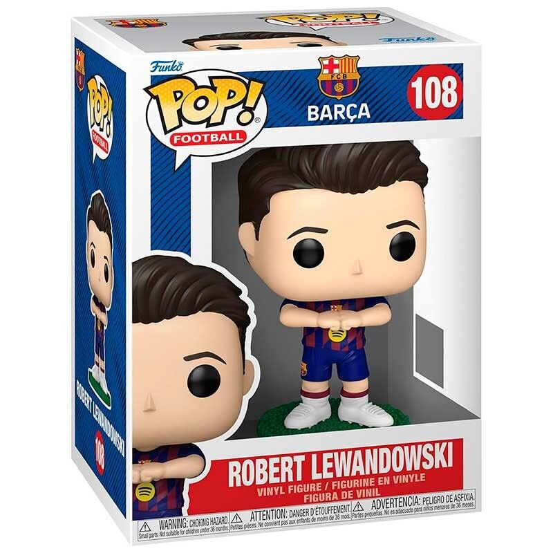 Funko Pop Football Barcelona Robert Lewandowski #108