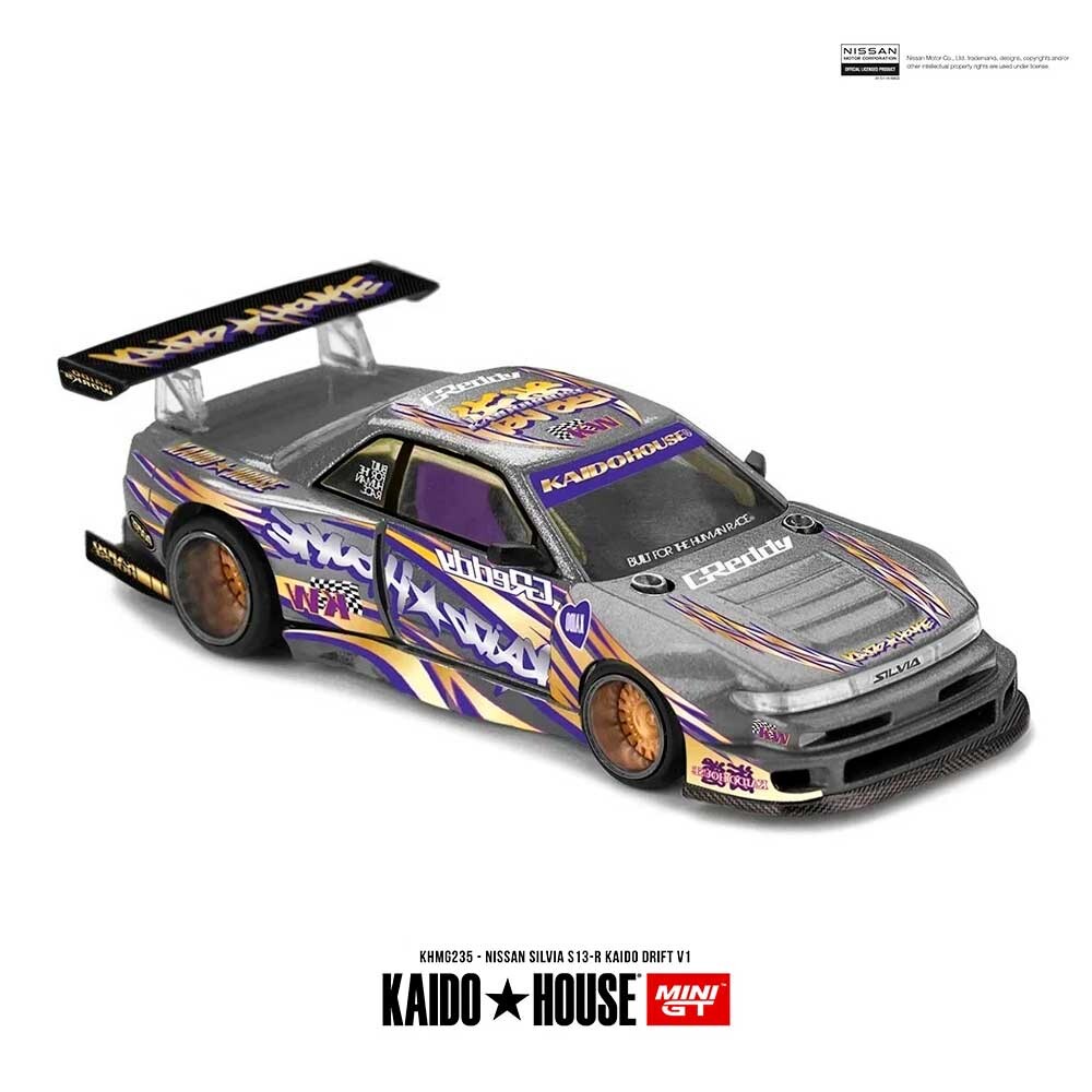 Kaido House MINI GT Nissan Silvia S13-R Kaido Drift V1 1/64 (235) 1