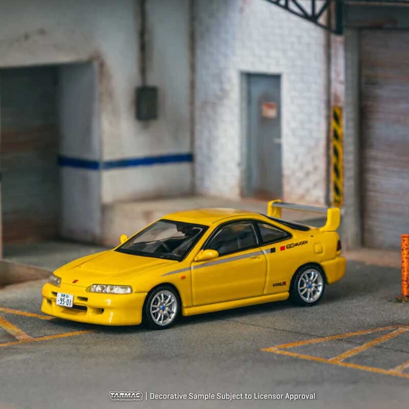 TARMAC WORKS Honda Integra TYPE R DC2 MUGEN Sunlight Yellow 1/64 3