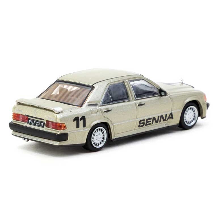 TARMAC WORKS Mercedes-Benz 190E 2.3-16 Race of Champion 1984 Senna #11 1/64 1
