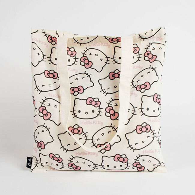 Tote Bag Hello Kitty Head Pattern