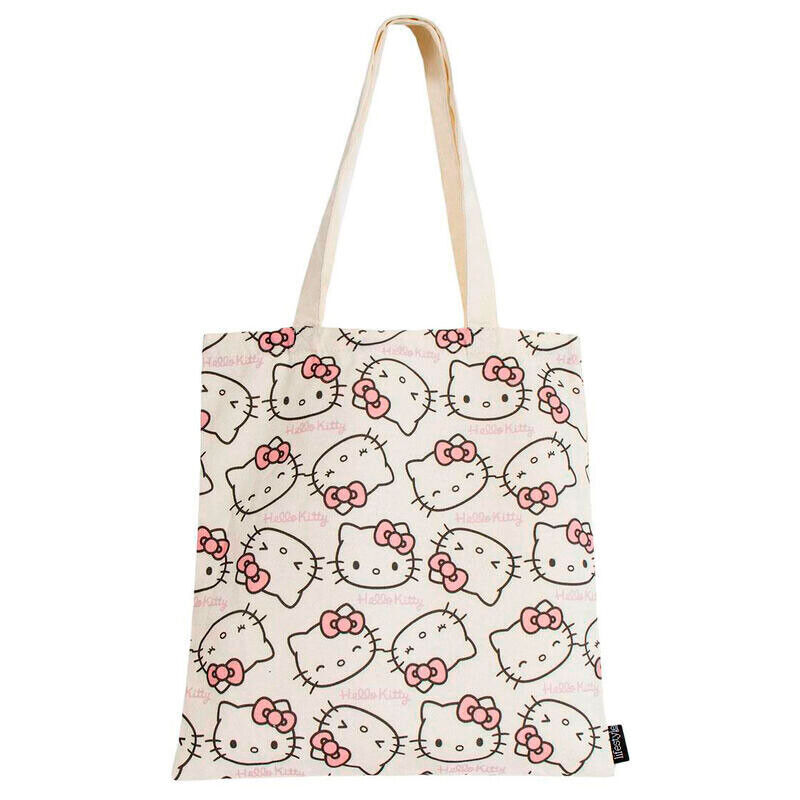 Tote Bag Hello Kitty Head Pattern