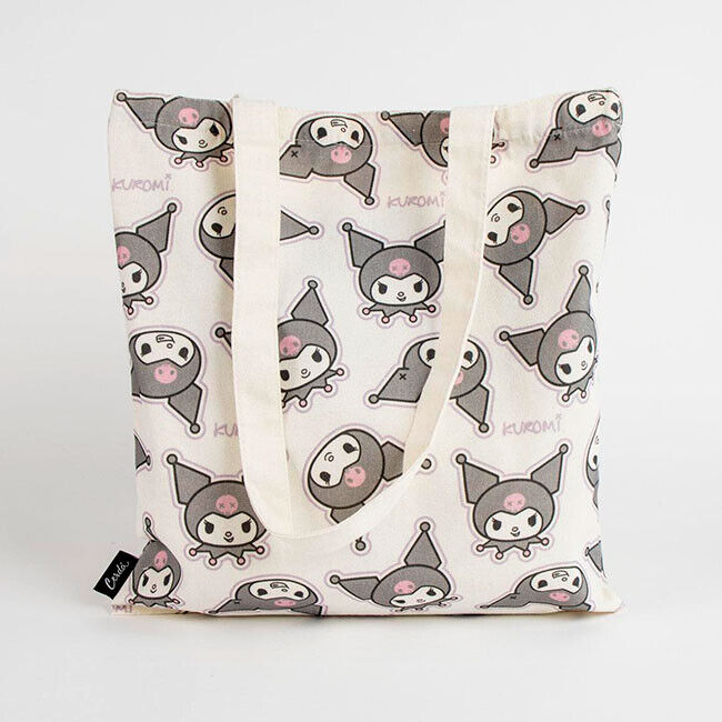 Tote Bag Hello Kitty Kuromi Head Pattern