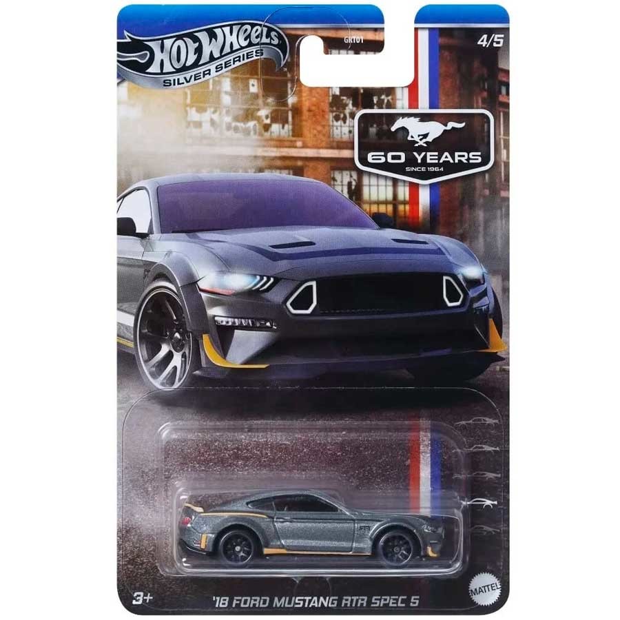 Hot Wheels Silver Series 60 Years Ford Mustang Celebration 1/64 (GRT01) 5