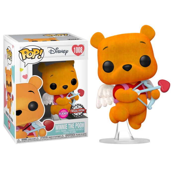 Funko Pop Disney Winnie The Pooh Valentine's Love Special Edition (Flocked) #1008