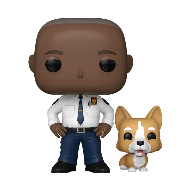 Funko Pop Brooklyn Nine-Nine Captain Ray Holt with Cheddar #1626