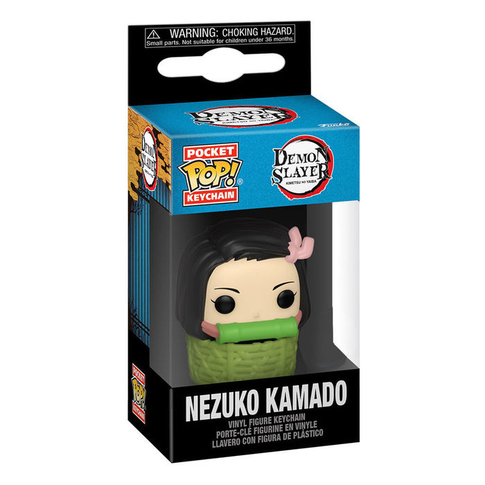 Funko Pocket Pop Keychain Demon Slayer Nezuko in Basket